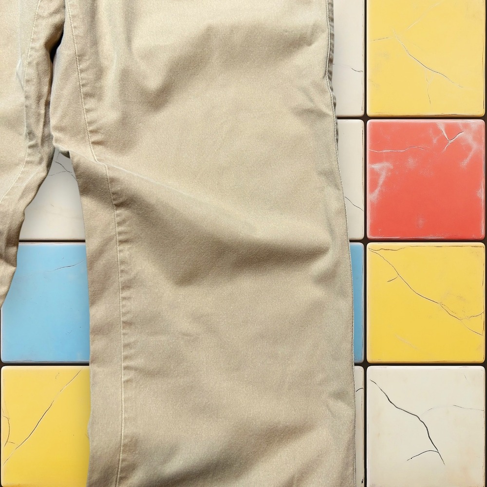 Peter Millar Golf Performance Pants Y2K Men 36 X 27 Beige Khaki Cotton Trousers - Picture 10 of 13
